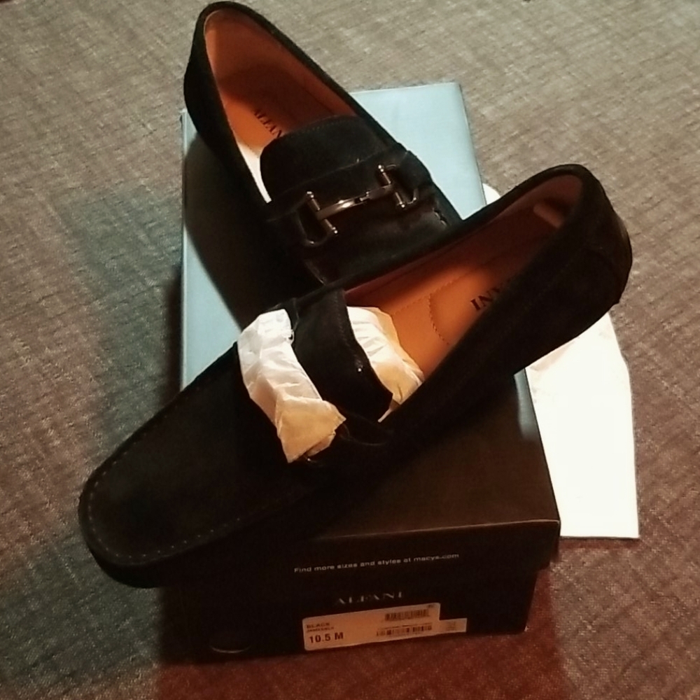 Alfani suede loafers